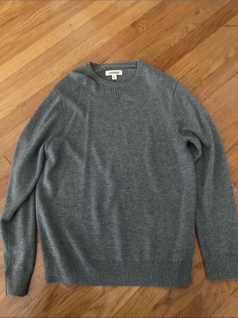Goodthreads Gray Crewneck Sweater size large